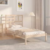 Bed Frame without Mattress Solid Wood 75x190 cm Small Single 3105910