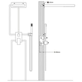 Shower System Stainless Steel 201 Silver 147725