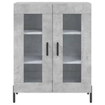Highboard Concrete Grey 69.5x34x180 cm Engineered Wood 3189329