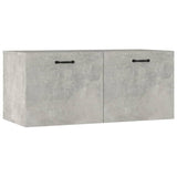 Wall Cabinet Concrete Grey 80x36.5x35 cm Engineered Wood 812937