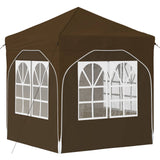 Pop-up Party Tent 192 x 192 x 245 cm Taupe 42019839
