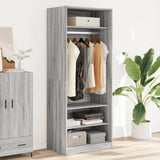 Wardrobe Grey Sonoma 80x50x200 cm Engineered Wood 3307698