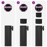Outdoor Umbrella Base Black 45 x 45 x 31 cm Steel 42009949