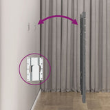 Wall Headboard Grey 96x3x91.5 cm Solid Wood Pine 824675