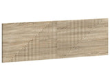 Wall-Mounted Headboard HAARLEM Sonoma Oak Engineered Wood 896967
