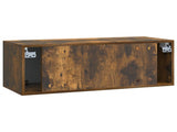 Wall-Mounted TV Cabinet 78.5 x 31 x 30 cm Smoked Oak 899230
