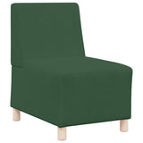 Modular Sofa Unit Armless 3 pcs Jungle Green 55 x 74 x 82 cm 3399824