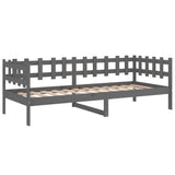 Day Bed without Mattress Grey 80x200 cm Solid Wood Pine 820753