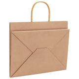 Paper Bags 250 pcs with Handles Brown 32x22x24 cm 4101595