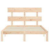 Bed Frame without Mattress 120x200 cm Solid Wood Pine 3193526