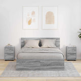 Bedside Tables with Drawer 2 pcs Grey Sonoma 30.5 x 30 x 43 cm 888810