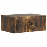 Bedside Cabinet with Drawer 2 pcs Smoked Oak 49 x 34.5 x 20 cm 897946