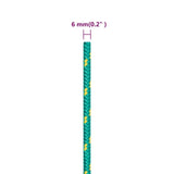 Boat Rope Green 6 mm 250 m Polypropylene 152711