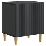Bedside Cabinet 2 pcs Black 43 x 34.5 x 50 cm Engineered Wood 894568