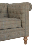 Multi Tweed 2 Seat Chesterfield IN075