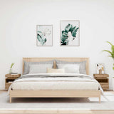 Bedside Cabinets with LED Lights 2 pcs Artisan Oak 40x39x48.5 cm 857661