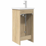Bathroom Vanity with Sink Sonoma Oak 42 x 40 x 84.5 cm 890674