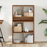 Book Cabinet Old Wood 66x31x112 cm Engineered Wood 860308