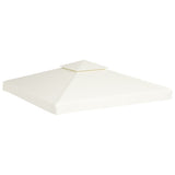 Gazebo Canopy Cream White Polyester, PVC coated 3x3 metres 40874
