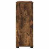 Storage Cabinet Smoked Oak 80 x 31 x 81 cm Engineered Wood 888852