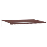 Manual Retractable Awning Brown 600x300 cm 3215627