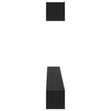 TV Cabinet Set 6 pcs Black oak 100 x 30 x 30 cm Engineered Wood 3333059