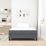 Bed Mattress with Mattress Grey 120 x 190 cm Fabric 42008277