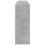 Sideboard with LED Lights Concrete Grey 181.5x37x100 cm 3209180
