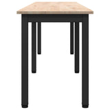 Bench Natural 160 x 35 x 45 cm Solid Pine Wood 892775