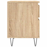 Bedside Cabinet Sonoma Oak 40x35x50 cm Engineered Wood 830674
