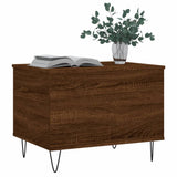 Coffee Table Brown Oak 60x44.5x45 cm Engineered Wood 830955