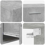 TV Cabinet Set FLORIN 3 pcs Concrete Grey Engineered Wood 3397987