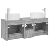 Bathroom Furniture Set 3 pcs Grey Sonoma 49.5 x 44.5 x 65.5 cm 3405952