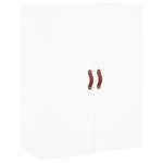 Highboard White 69.5x34x180 cm Engineered Wood 3195987