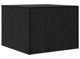 Coffee Table 3 pcs Black Oak Engineered Wood 875034