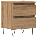 Bedside Cabinet Artisan oak 40 x 35 x 50 cm Engineered wood 863484