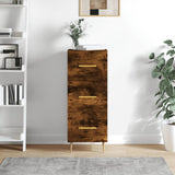 Sideboard Smoked Oak 34.5x34x90 cm Engineered Wood 828593