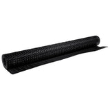 Balcony Screen Black 500x100 cm Poly Rattan 156303