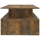 Coffee Table Smoked Oak 90x60x42,5 cm Engineered Wood 815855