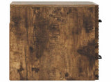 Wall-Mounted Bedside Cabinet Smoked Oak 34.5 x 33 x 40 cm 898645