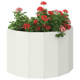 Planter White 60 x 30 x 35 cm Steel 883697