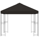 Gazebo 3 x 3 m Anthracite Polyester and Steel 190 gsm 900327