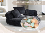 COOLMORE Lazy Sofa Durable Comfort Lounger High Back Bean Bag Chair Couch With Three Pillows for W2678P312246