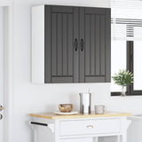 Wall Cabinet LUCCA Black 80 x 31 x 80 cm Engineered Wood 885056