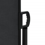 Retractable Side Awning Black 220x1200 cm 4004864