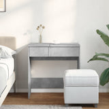 Dressing Table with Mirror Concrete Grey 73x46.5x120 cm 848223