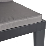6 Piece Garden Lounge Set with Cushions Anthracite PP 3190450