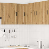 Kitchen Wall Corner Cabinet "Porto" Artisan Oak Engineered Wood 854106
