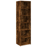 Highboard Smoked Oak 50x41x185 cm Engineered Wood 3281684
