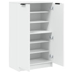 Shoe Cabinet White 59x35x100.5 cm Engineered Wood 811439